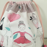 可愛い女の子に！入園入学グッズ　うバレリーナ USAコットン