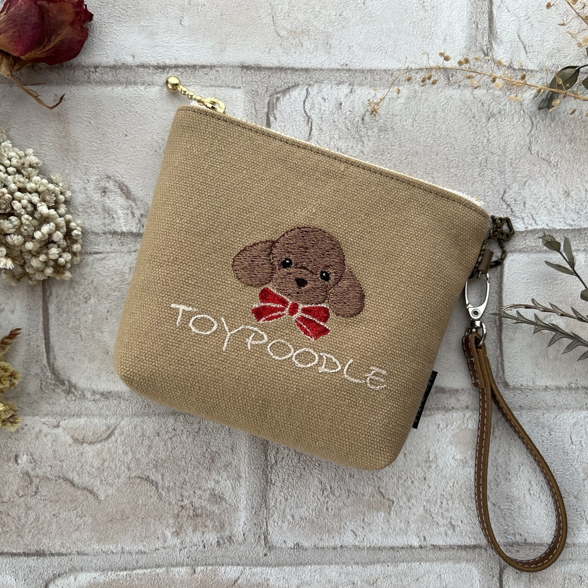 専用　ミナペルホネン　親子がま口ポーチ　トイプードル刺繍　ハンドメイド♪ ミナペルホネン がま口ポーチ のおすすめ人気通販 検索結果