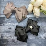 シンプルリボンのヘアアクセ*･゜ﾟ*:.｡. .｡.:*･゜ﾟ･* チャーム変更可能