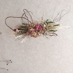 蔓・mix横長arrange【Pink＆white.green系】 横長スワッグ風