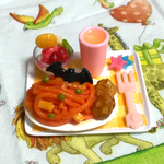 ミニチュア👶お子ちゃまナポリタン🎃ハロウィン