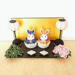 うさぎのひな祭り　雛人形セット