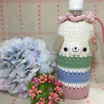 【lovebell6様ご注文品☆】ダスティパステルカラフルわんちゃんのペットボトルケース☆