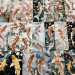 (再販×4)和風✨鯉の紙ものセット＊コラージュ素材＊ジャンクジャーナル