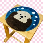 ラッコちゃんのチェアパッド