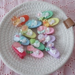 ホイップデコ ミニヘアクリップ❤️💖💚🩵🧡💜