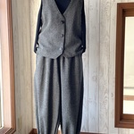 ウールのもんぺパンツとベストのセット（bristolcream様専用）