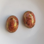 再販無し◆ デッドストック 18mm 硝子　チェコビーズ　ピンク