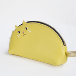 ねこの（ネ）コスメポーチ　イエロー