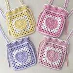 【2way】ハートのポシェット♡ キッズポシェット