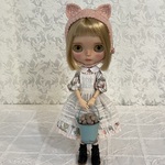 ブライス　アウトフィット　お洋服　ピュアニーモS　エプロン　生成り