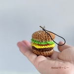 ハンバーガー（チーズバーガー）＊ストラップ