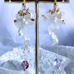 花束ピアス／イヤリング