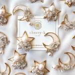 moon×star asymmetry bijou pierce