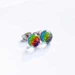 ウルウルと煌く虹色◎ピアス／イヤリング 