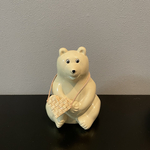 しろくま貯金箱　ハートバッグ