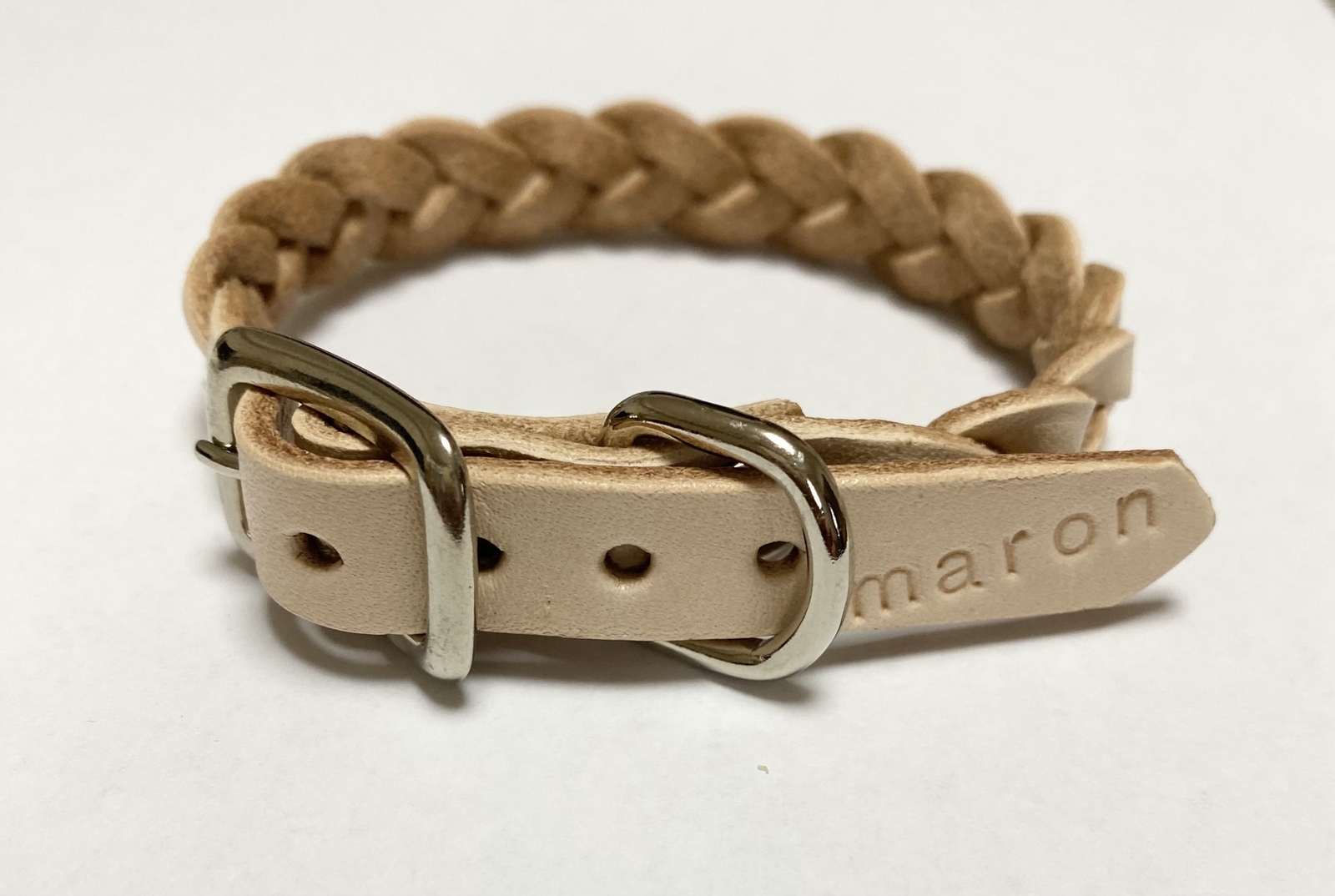 パラコードリード　カフェリード　サクラ✖️マロン　No.104 momo-tail_paracord01a