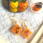ハロウィンのピアス