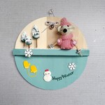 ★落とし蓋飾り・Happy  Winter