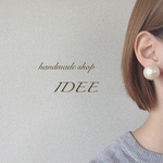 再×5＊選べるビッグパールイヤリング/ピアス
