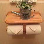 取り付け簡単♡トイレットペーパーホルダーダブル