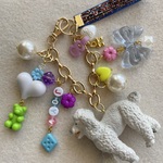 ハンドメイド　キーチェーン🐩