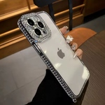 iPhoneケース　キラキラLine stone.