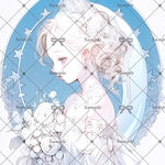 【J154】teatea.オリジナル 人物ステッカー