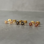 【受注制作】ゴールド 5mm 一花ピアス セット
