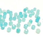 【天然石ラウンドカット】アマゾナイトシリカ　4mm　10粒　ハンドメイド素材