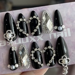 地雷系 量産型 ワンホン ネイルチップ