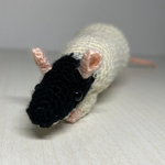 あみぐるみ ねずみ🐭ブラック キャップド
