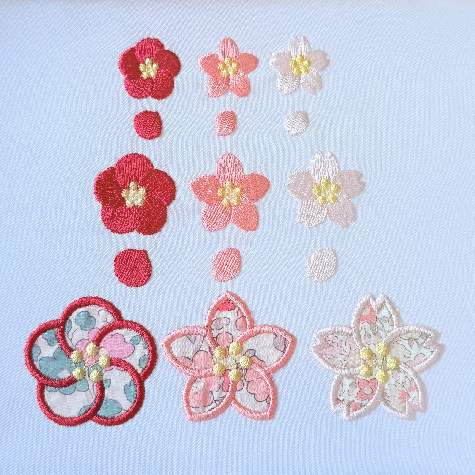 刺繍データ】桃の花 - 刺繍データFragola【商用利用OK】 | minne byGMO