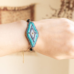 刺繍ブレスレット◉＃041 一点もの