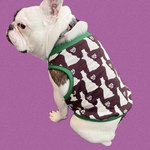 ♡春物犬服オーダー★ゴリラさんタンク緑黒♪中型犬小型犬フレブル服パグ服フレンチブルドッグ服中型犬小型犬ボストンテリア服