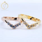 V Design Ring (ピンキーリング可）