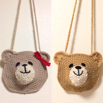 再販☆毛糸のくまちゃんのおさんぽポシェット☆受注製作☆