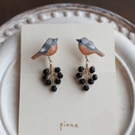 ジョウビタキのイヤリングorピアス