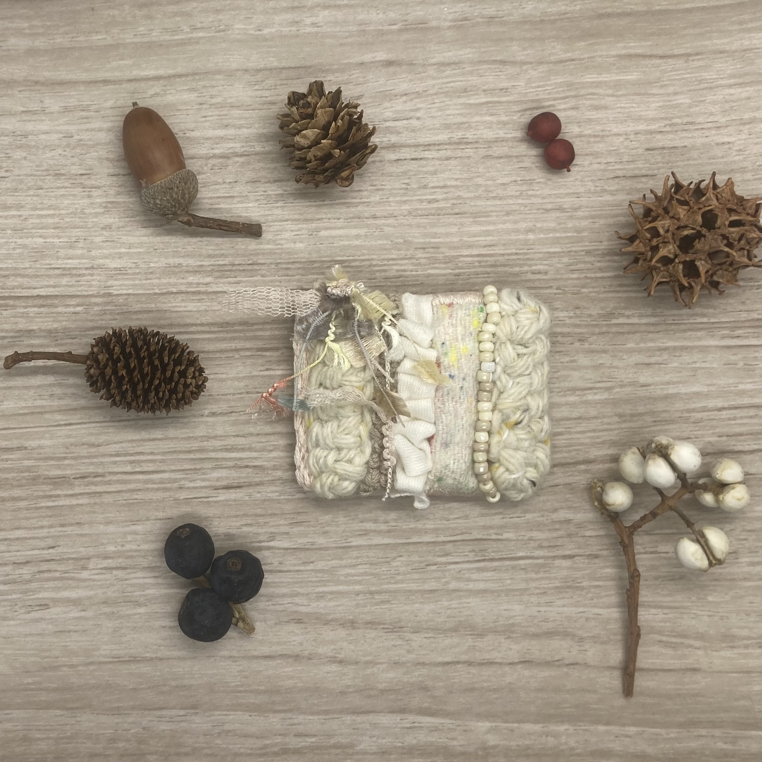 ミナペルホネン＊ハンドメイド＊ブローチ 05 - fuku | minne