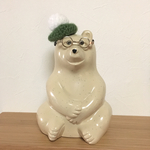 しろくまくんのポンポンベレー帽(GR)
