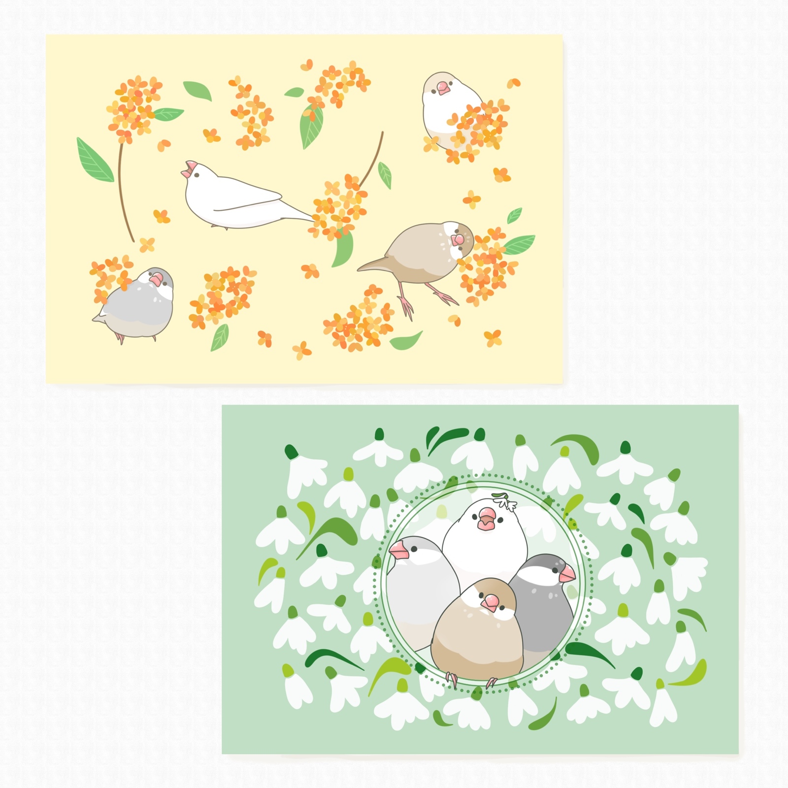 【原画】文鳥イラストオーダー(手描き) 原画】文鳥イラストオーダー(手描き) - メルカリ