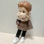 ねんどろいどどーる もこもこボアスヌード ブラウン