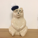 しろくまくんのポンポンベレー帽(NY)