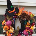 花屋さんが作ったハロウィンリース   Ｎo.たまねぎ