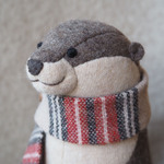 【 mari様オーダー作品 】カワウソくんがやってきた。