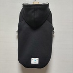 重ね着風ラグランパーカー(ブラック)