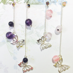 Butterflyアシメトリーピアス.イヤリング