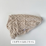 こむぎちゃん&もこちゃん🐶knit