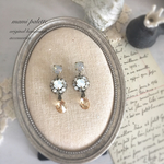 煌めきビジューピアス