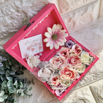 (再販)rp02 薔薇のボックスフラワー　アーティフィシャルフラワーmix